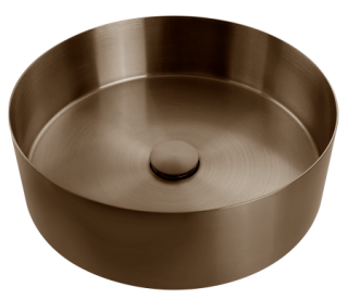 Раковина AltroBagno Luna 001004 BrAn из нержавеющей стали бронза состаренная